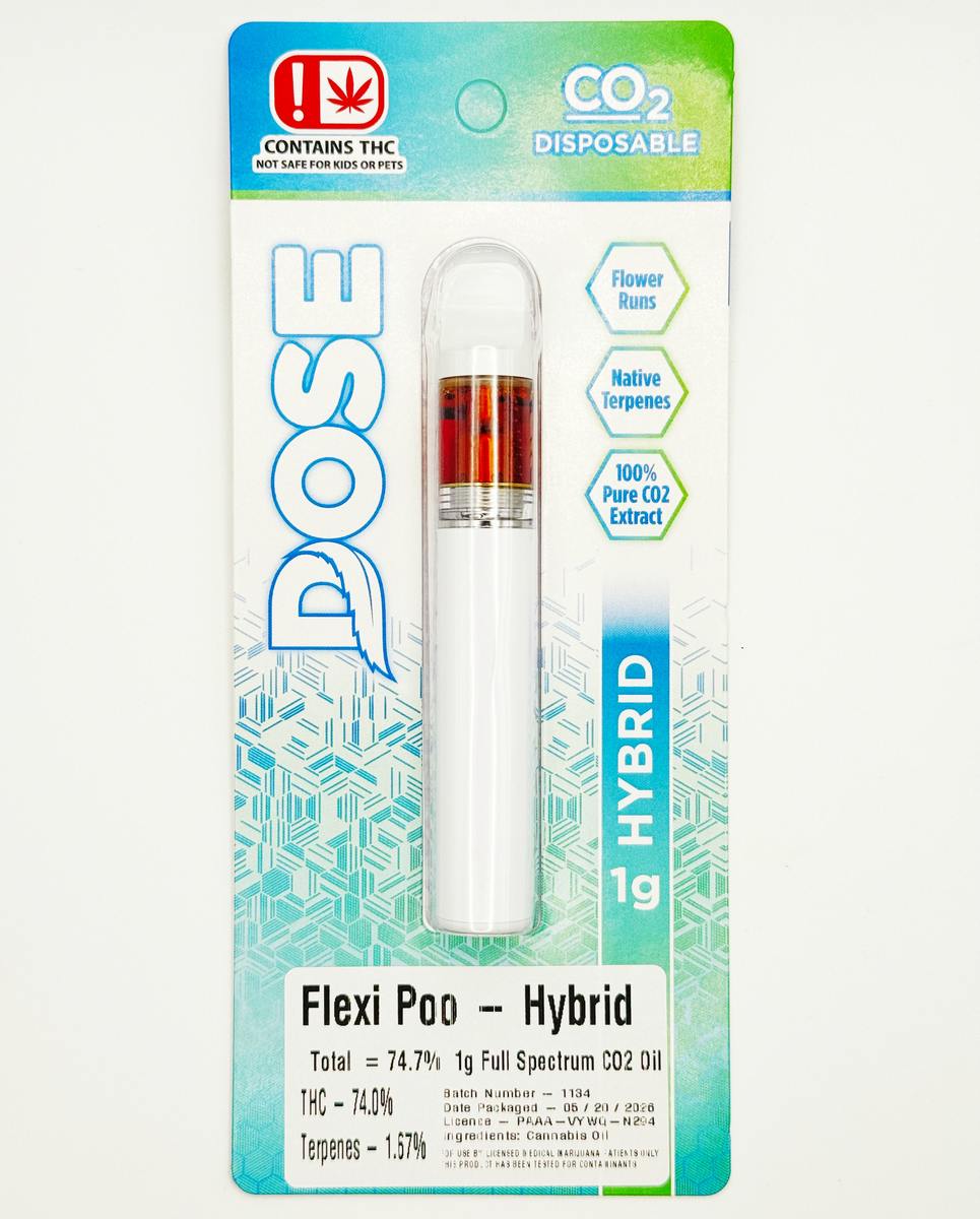 Dose Disposable Flexi Poo 1g - Hybrid