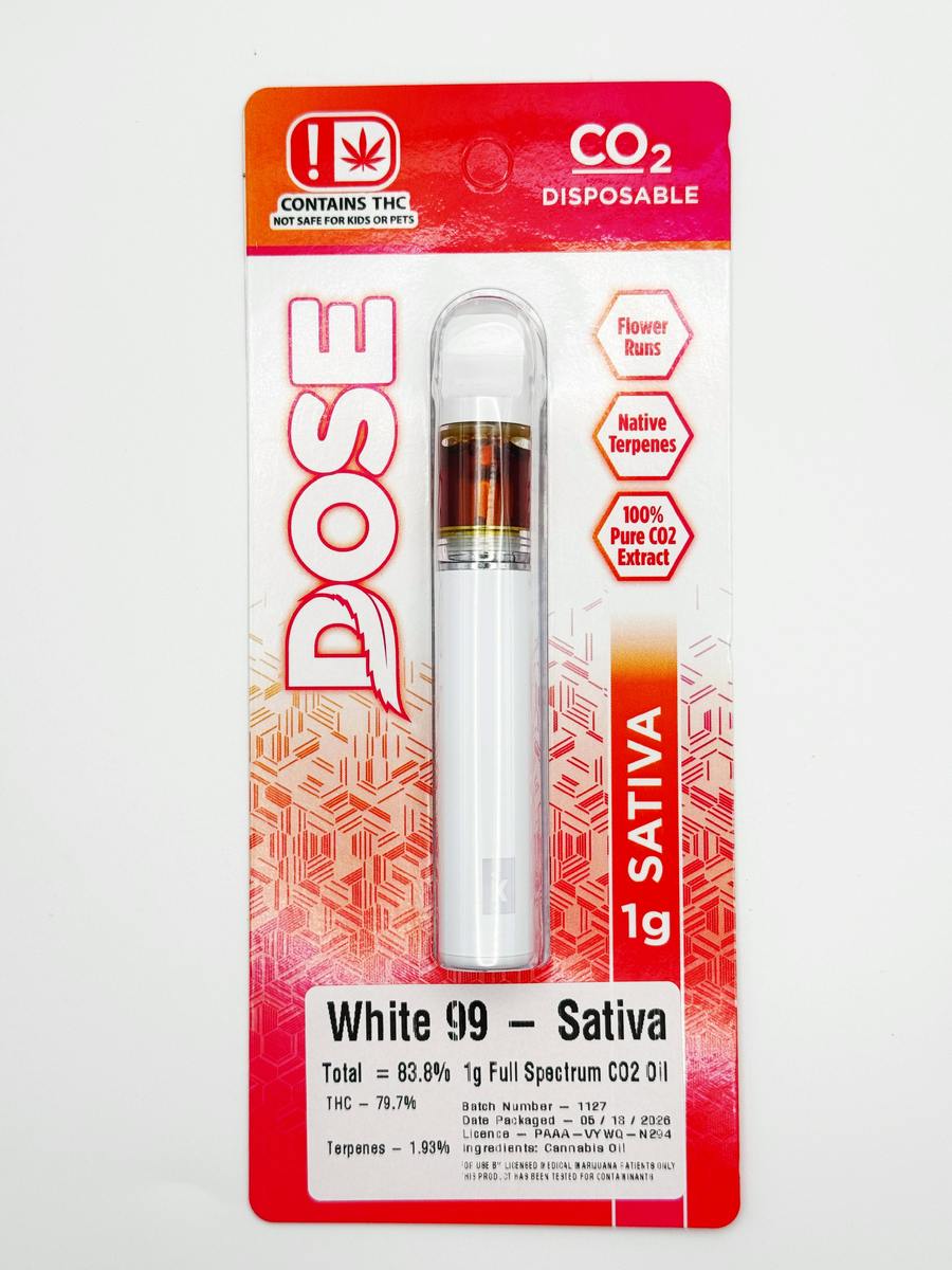 Dose Disposable White 99 1g - Sativa