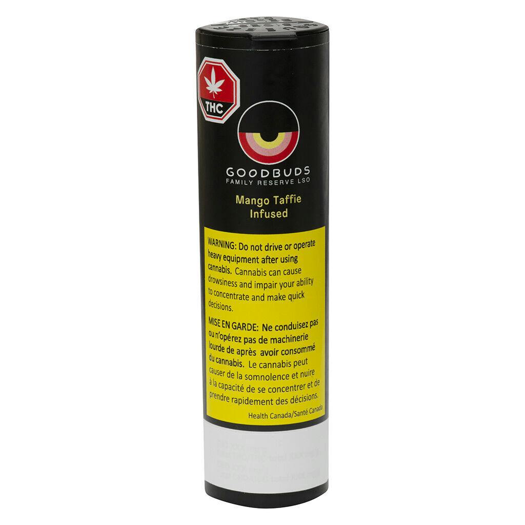 GOOD BUDS - LSO Mango Taffie Hash Infused Pre-Roll 3x0.5g