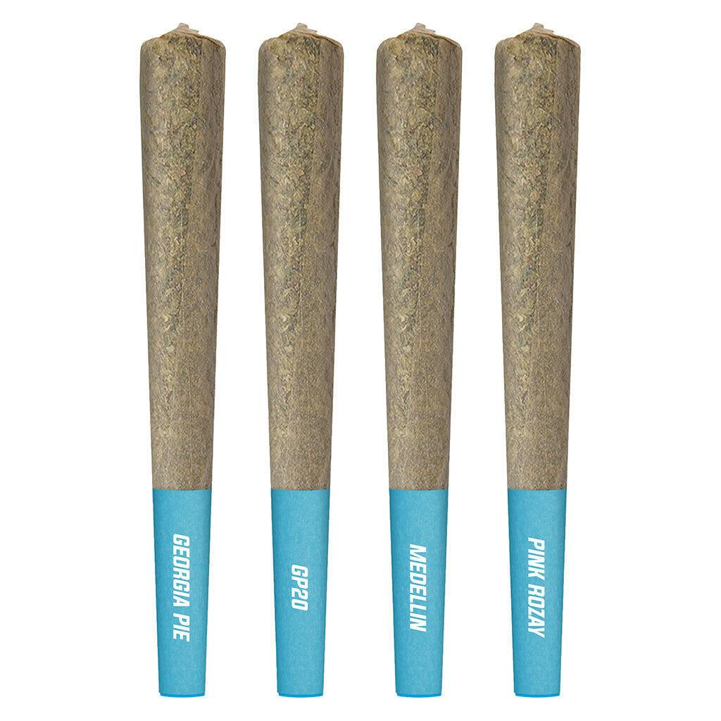 4 Cultivar Pre-Roll Pack 4x0.5g - 4 Cultivar Pre-Roll Pack 4x0.5g Pre-Rolls