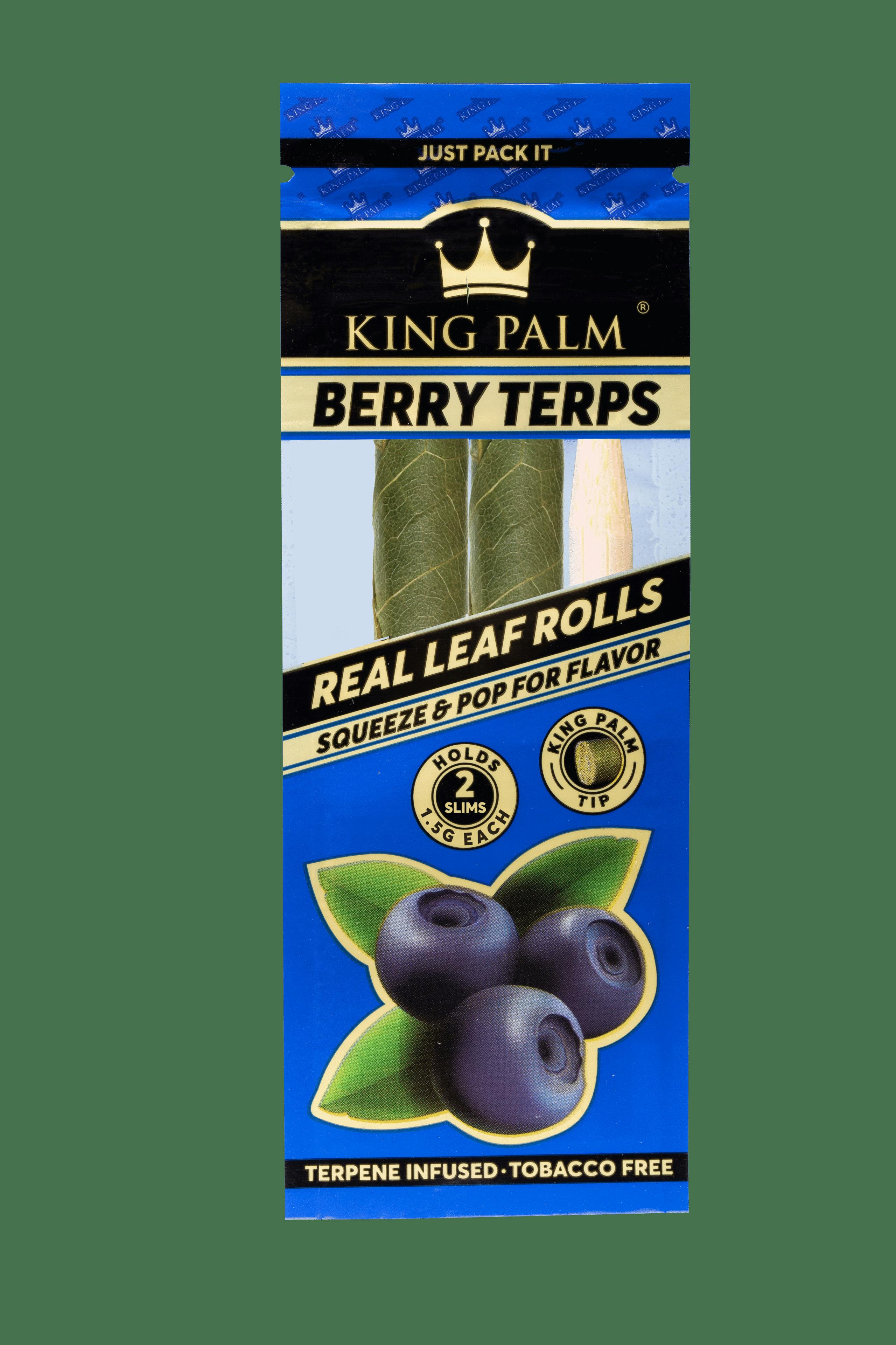 KING PALM MINI BERRY TERP ROLLS 2PK