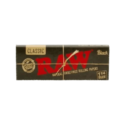 Raw Rolling Papers - Black (1 1/4)