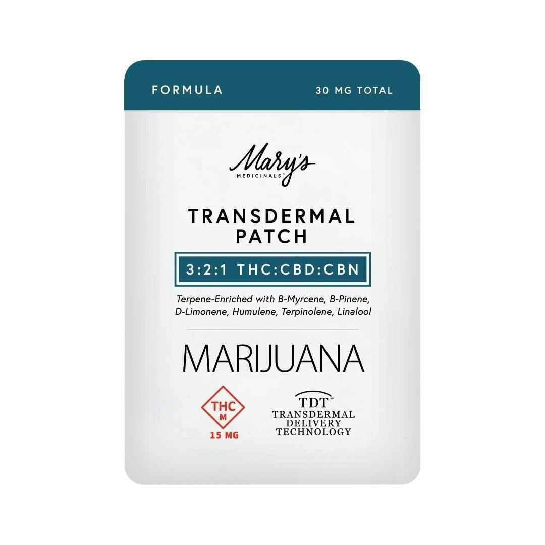 Transdermal Patch 3:2:1 THC:CBD:CBN