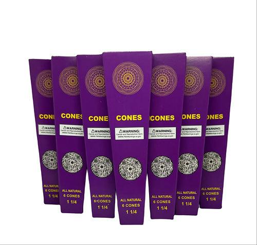Natural Hemp Cones (6ct)