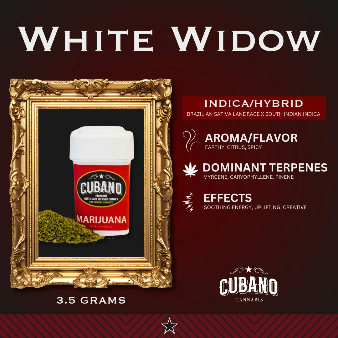 White Widow | Infused Pre-Ground 3.5 cannabis product