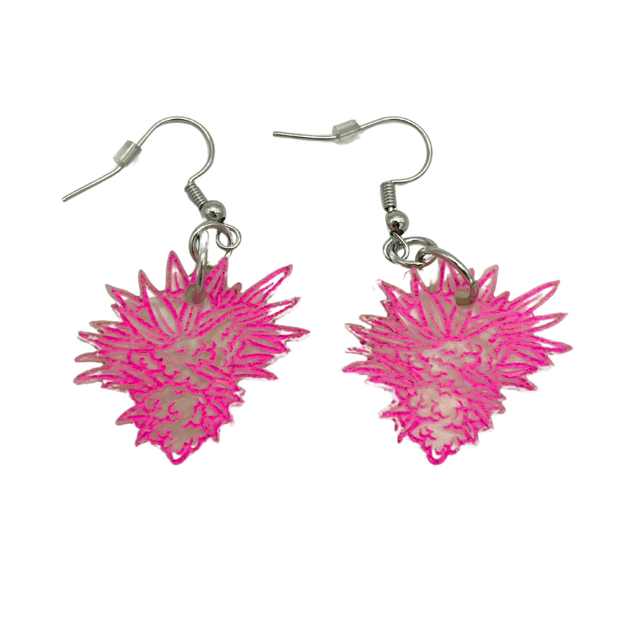 Kind Bud Dangle Earrings | Violet Fog & Bubblegum Gelato