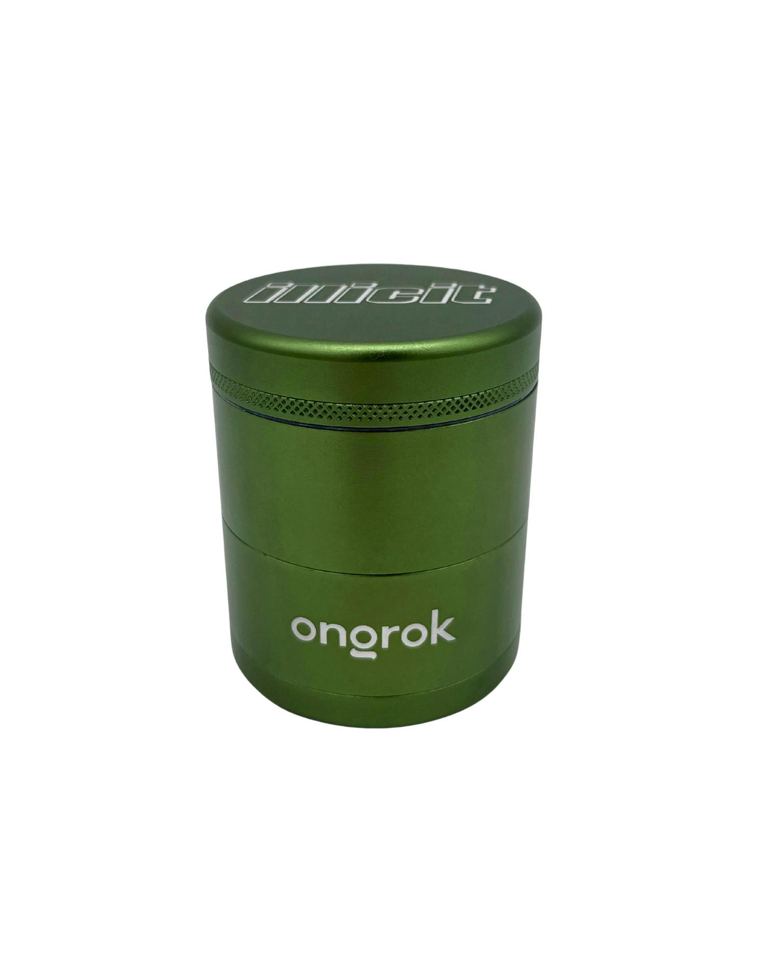 ONGROK ILLICIT MINI FLOWER TEETH 5 PIECE GRINDER GREEN