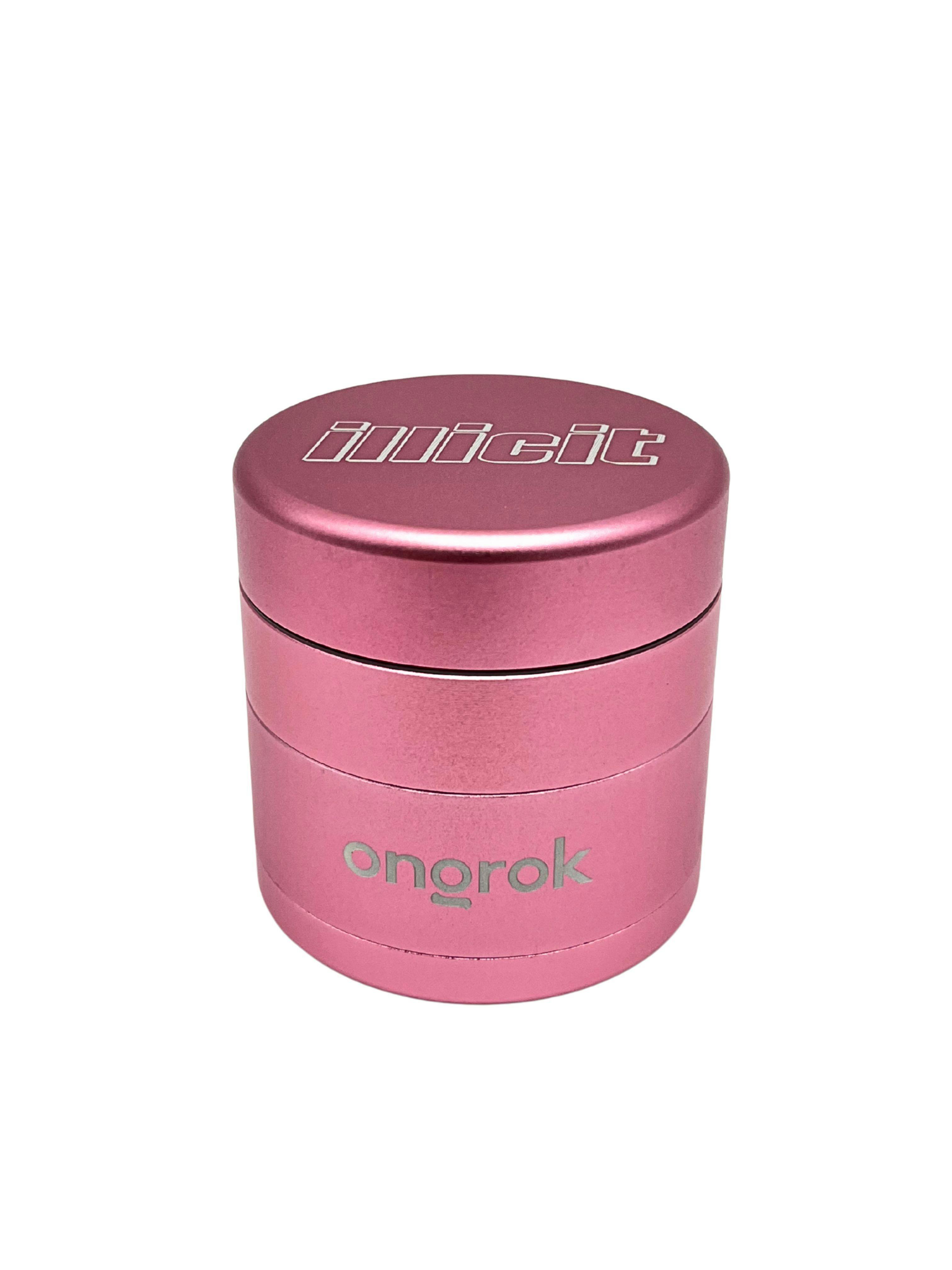 ONGROK ILLICIT MINI 4 PIECE GRINDER ROSE GOLD