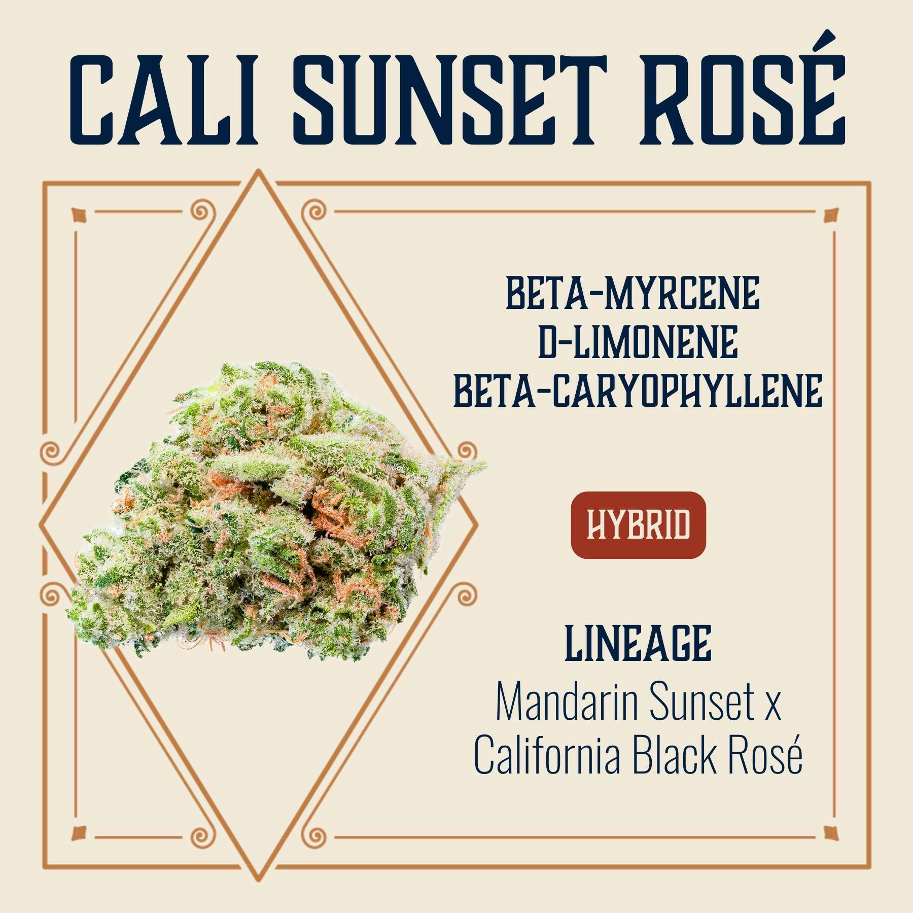 Cali Sunset Rosé cannabis product