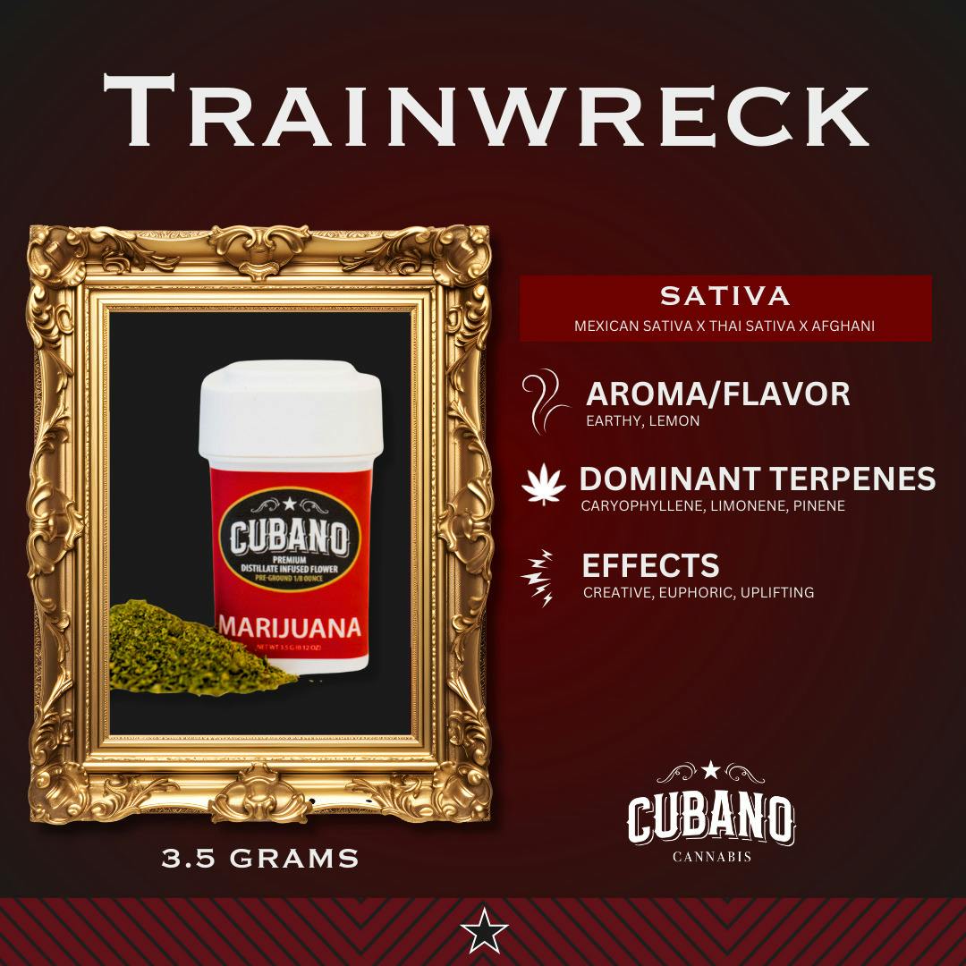 Trainwreck | Infused Pre-Ground 3.5 cannabis product