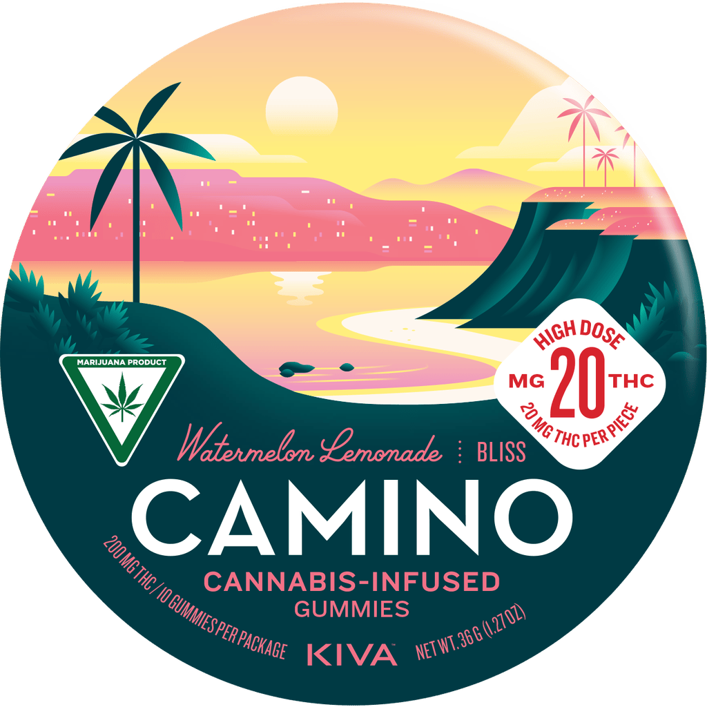 Camino Watermelon Lemonade Gummy 200mg [10pk] Candy