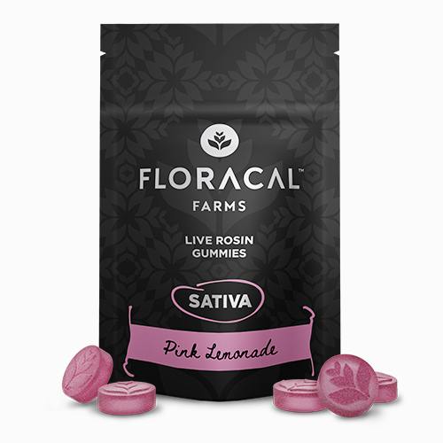 FloraCal | Live Rosin Gummies Pink Lemonade (S) | [10pk] at Mintz Cannabinoid Dispensary and Smoke Shop Sharon