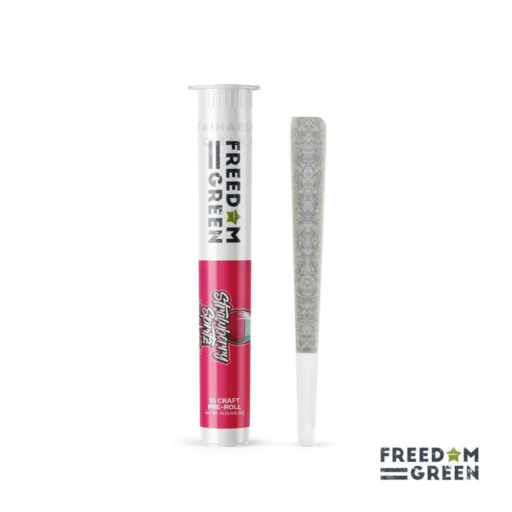 Freedom Green Farms Strawberry Spritz Pre-Rolls 1g [1pk]