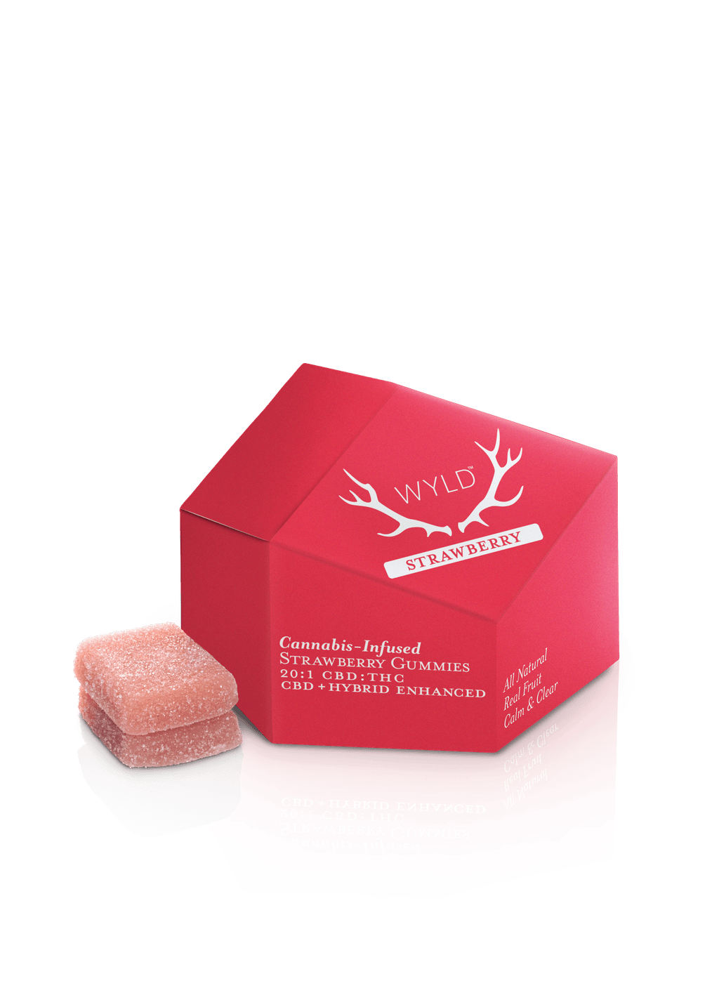 WYLD Strawberry 20:1 Gummies 10 Pack | 10mg