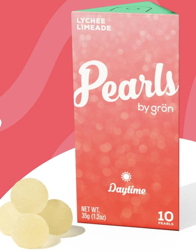Grön Lychee Pearls 10 Pack | 100mg
