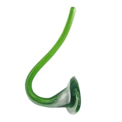 Calla Lily Glass Pipe - 7" - Green