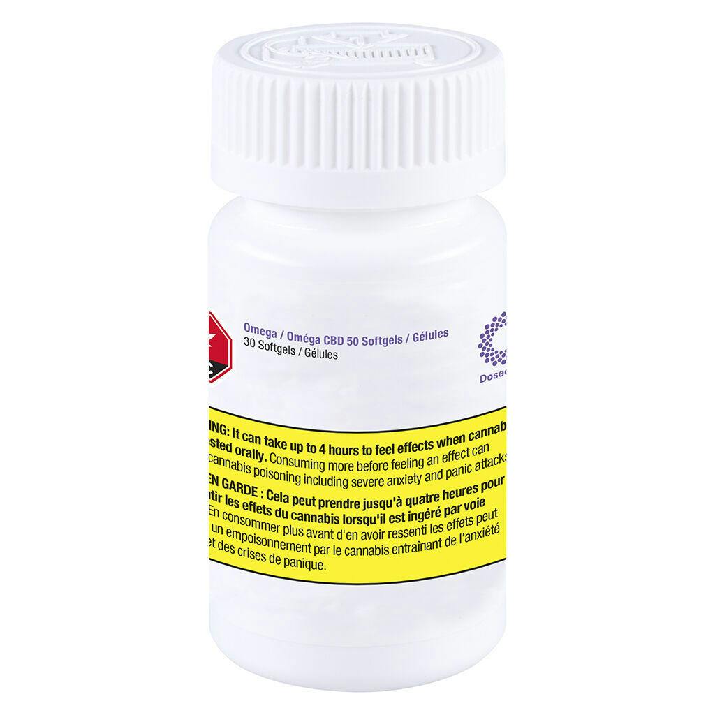 Omega CBD 50 Softgels - 30 caps