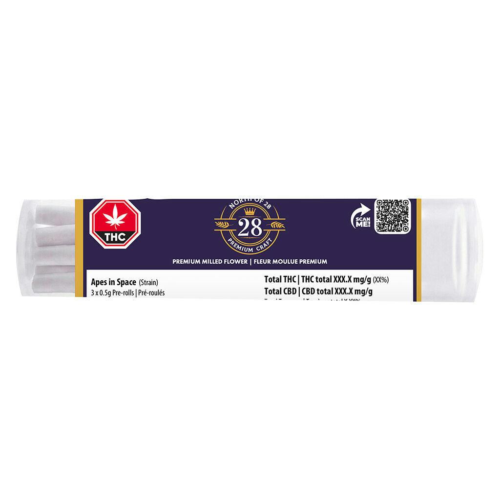 Apes in Space Pre-Rolls - 3x0.5g