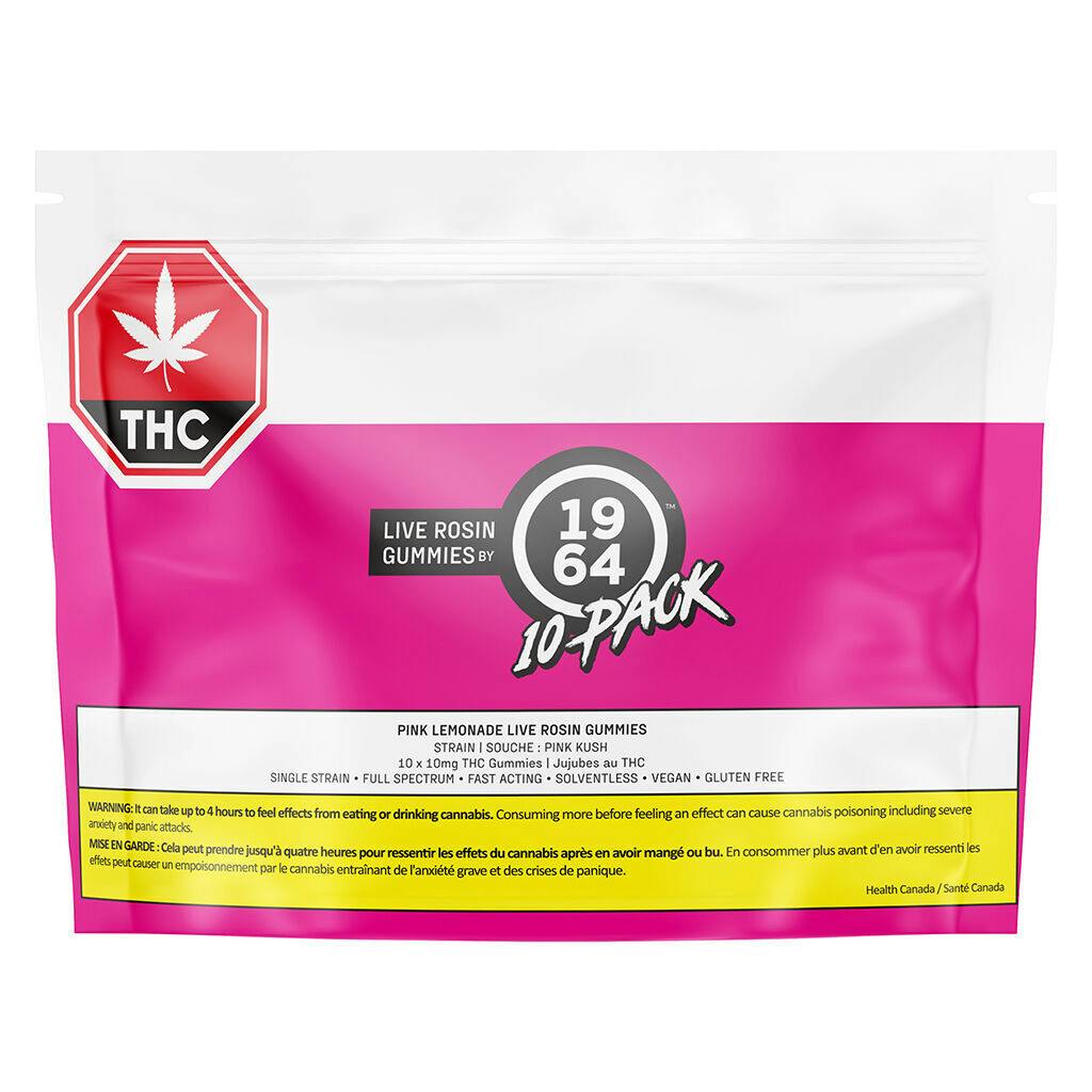 Pink Lemonade Live Rosin Gummies - 10x1 Pack