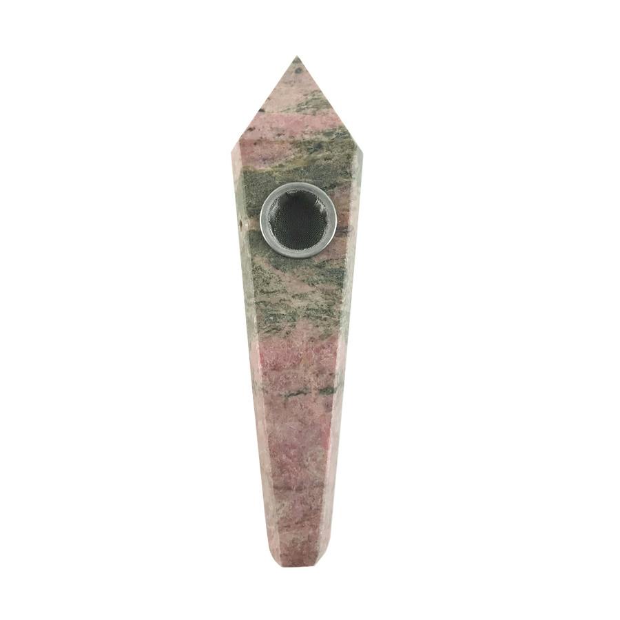 Crystal Pipe - Rhodonite