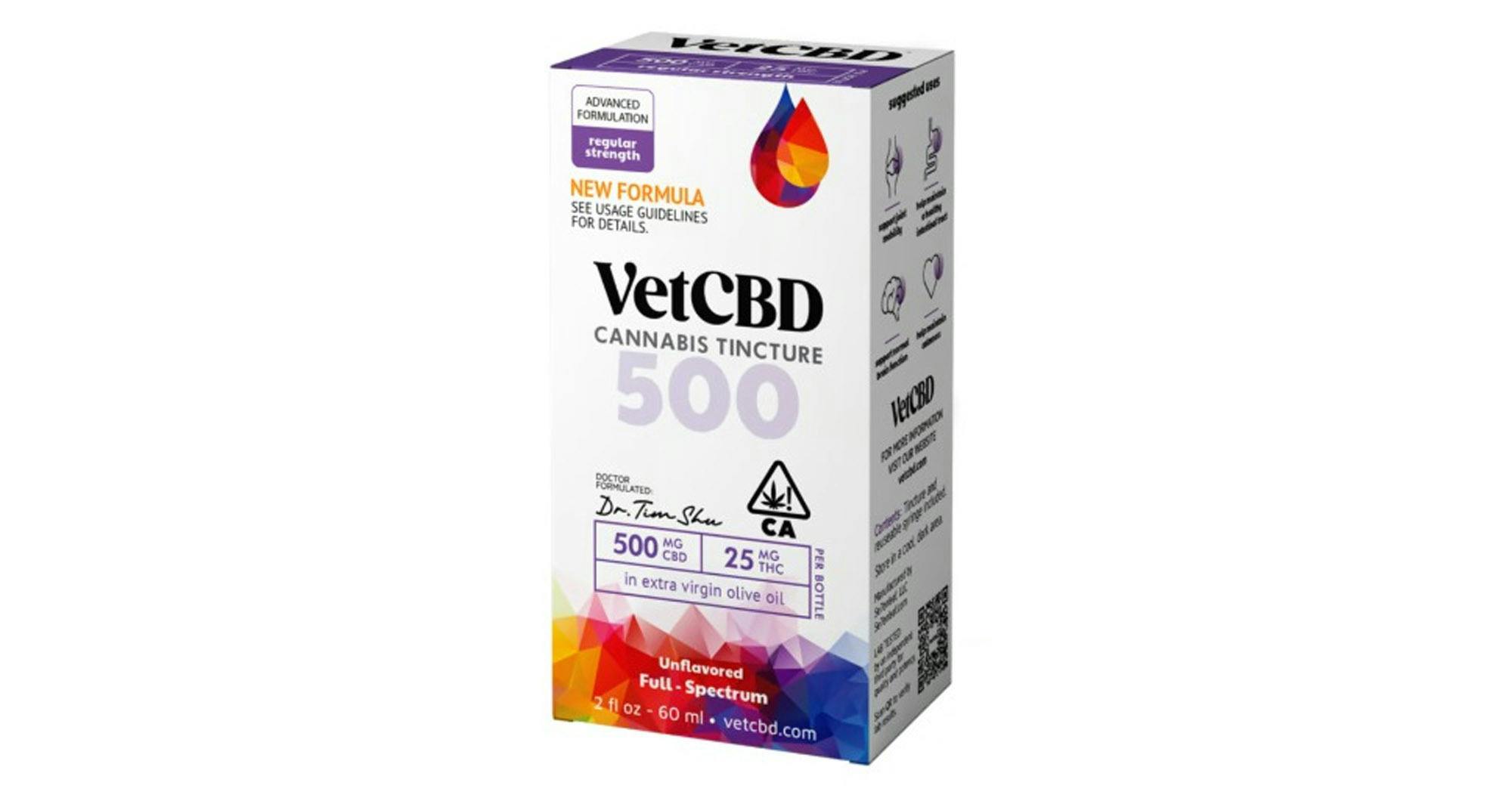 60ML- 500MG CBD- 25MG THC- REGULAR STRENGTH