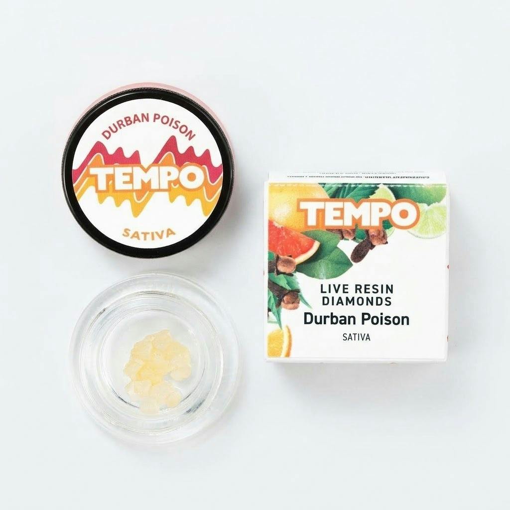 1G- DURBAN POISON- LIVE RESIN DIAMONDS
