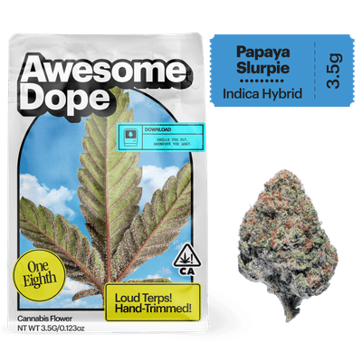1/8 OZ- PAPAYA SLURPIE- PREMIUM INDOOR