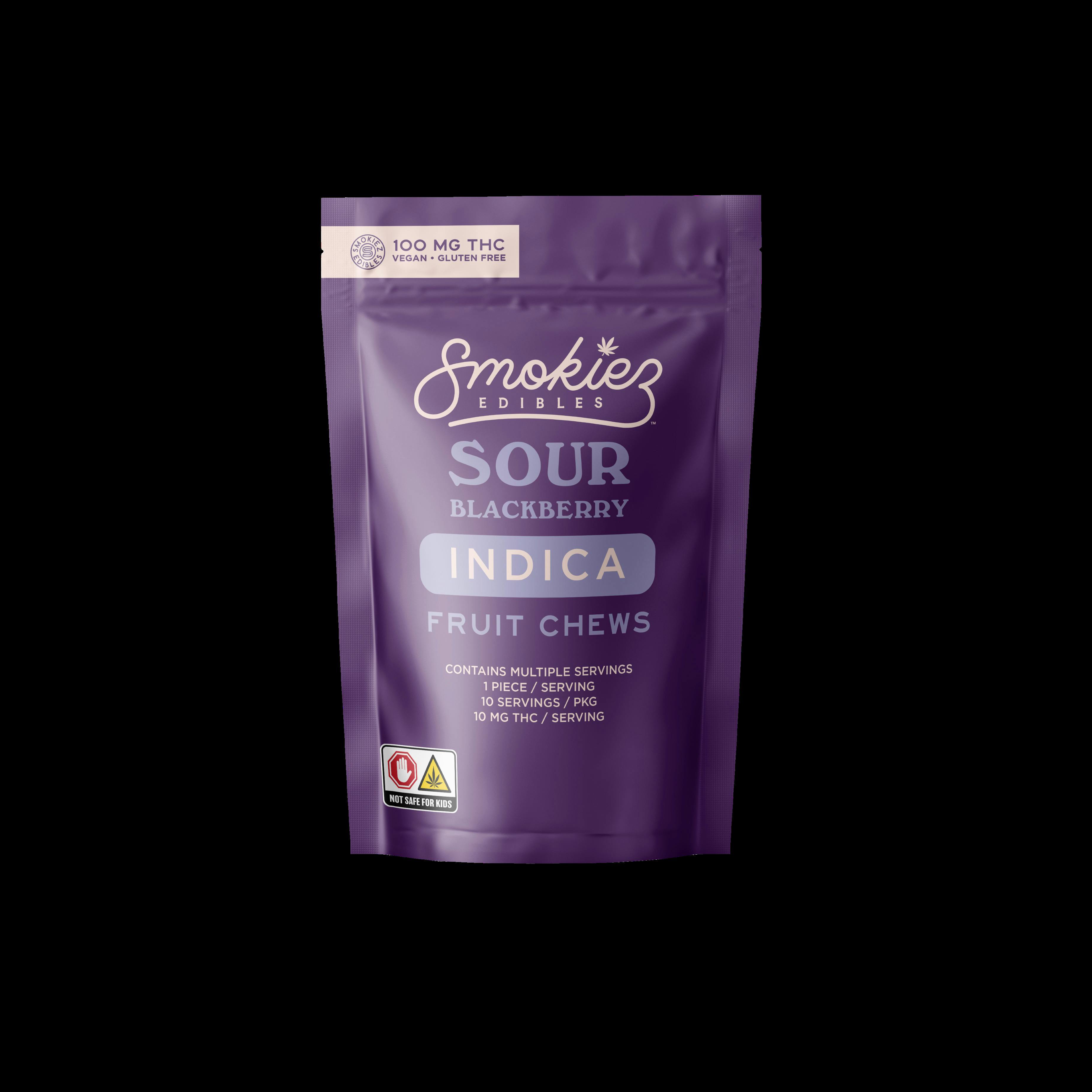 Smokiez: Sour Gummies Blackberry 10mg/10pk