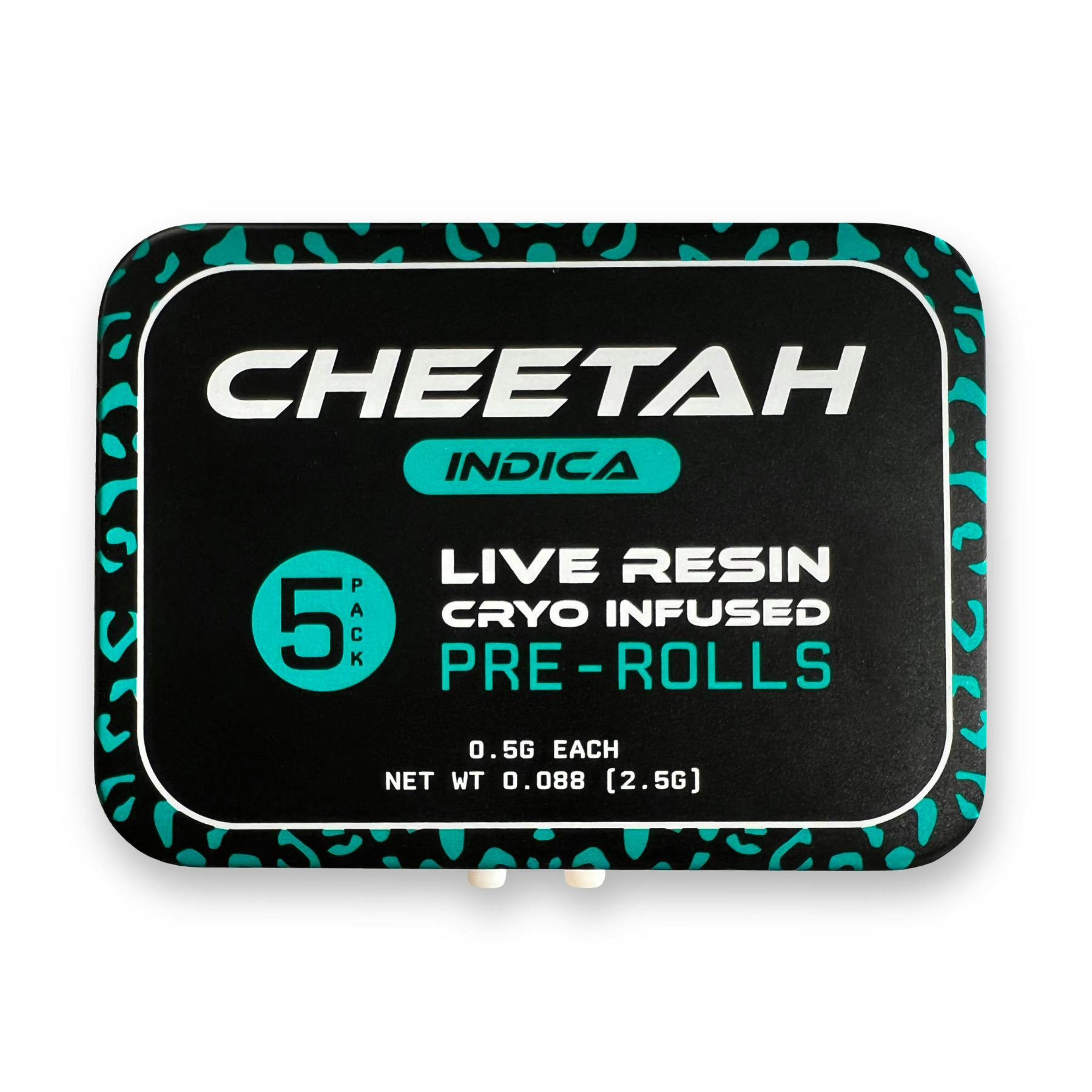 Cheetah: Infused Resin Pre-Roll Bubblegum Wedding 0.5g/5pk