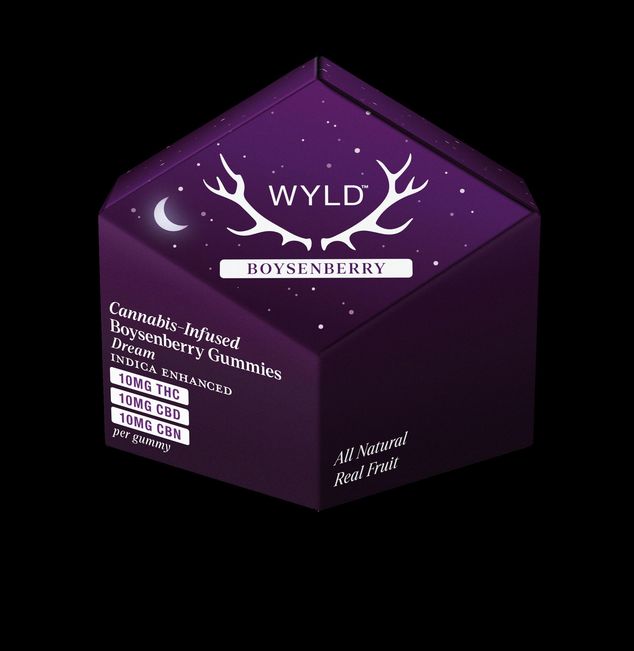 Wyld: Gummies Boysenberry 1:1:1 10mg/10pk