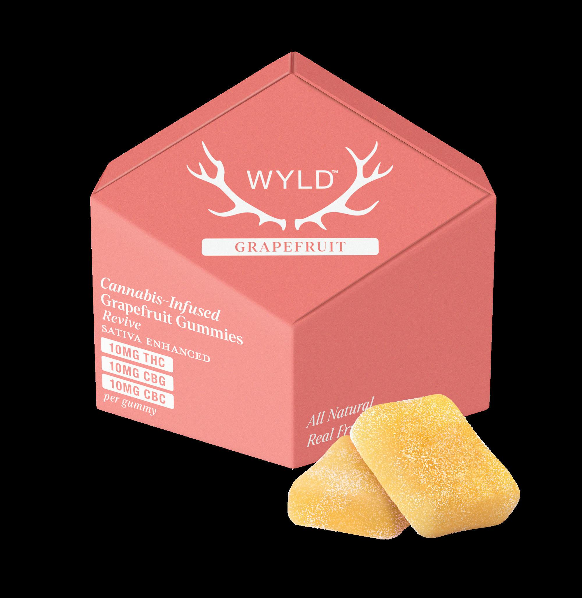Wyld: Gummies Grapefruit 1:1:1 10mg/10pk