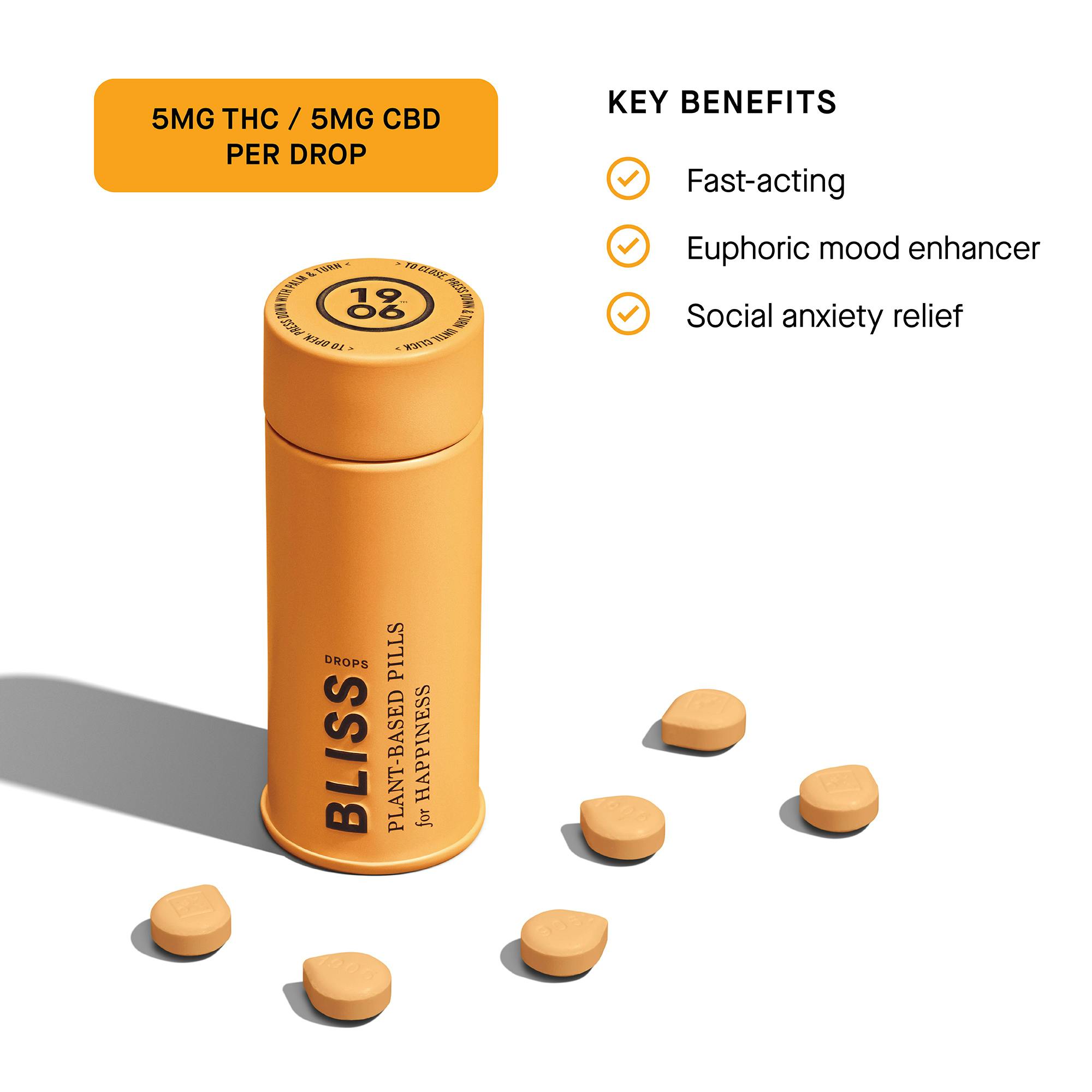 1906: Tablets Bliss 5mg/20pk