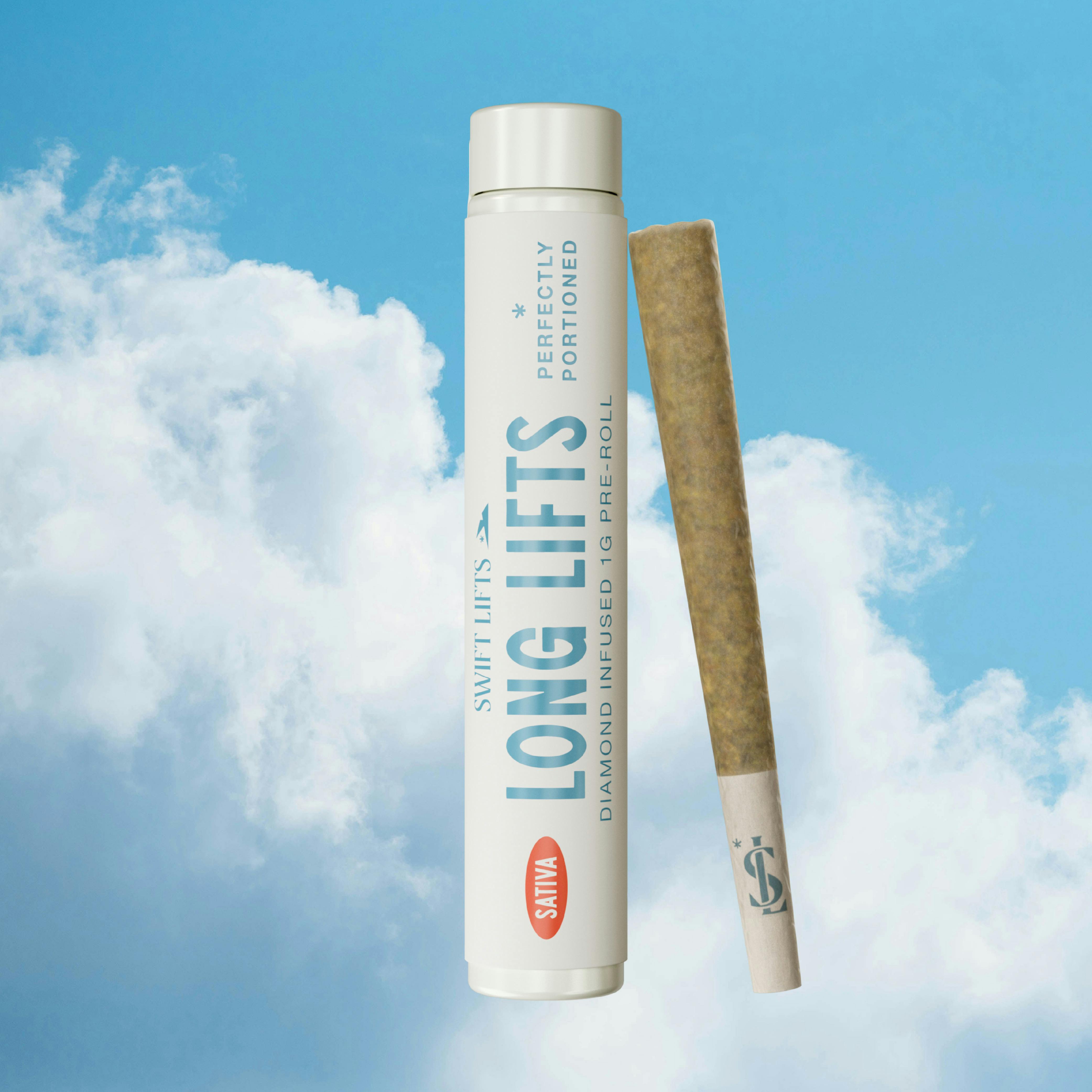 Swift Lifts: Long Lifts: Infused Pre-Rolls Fresh Powder No.9 1.0g/1pk at Beyond Hello Little Ferry Dispensary