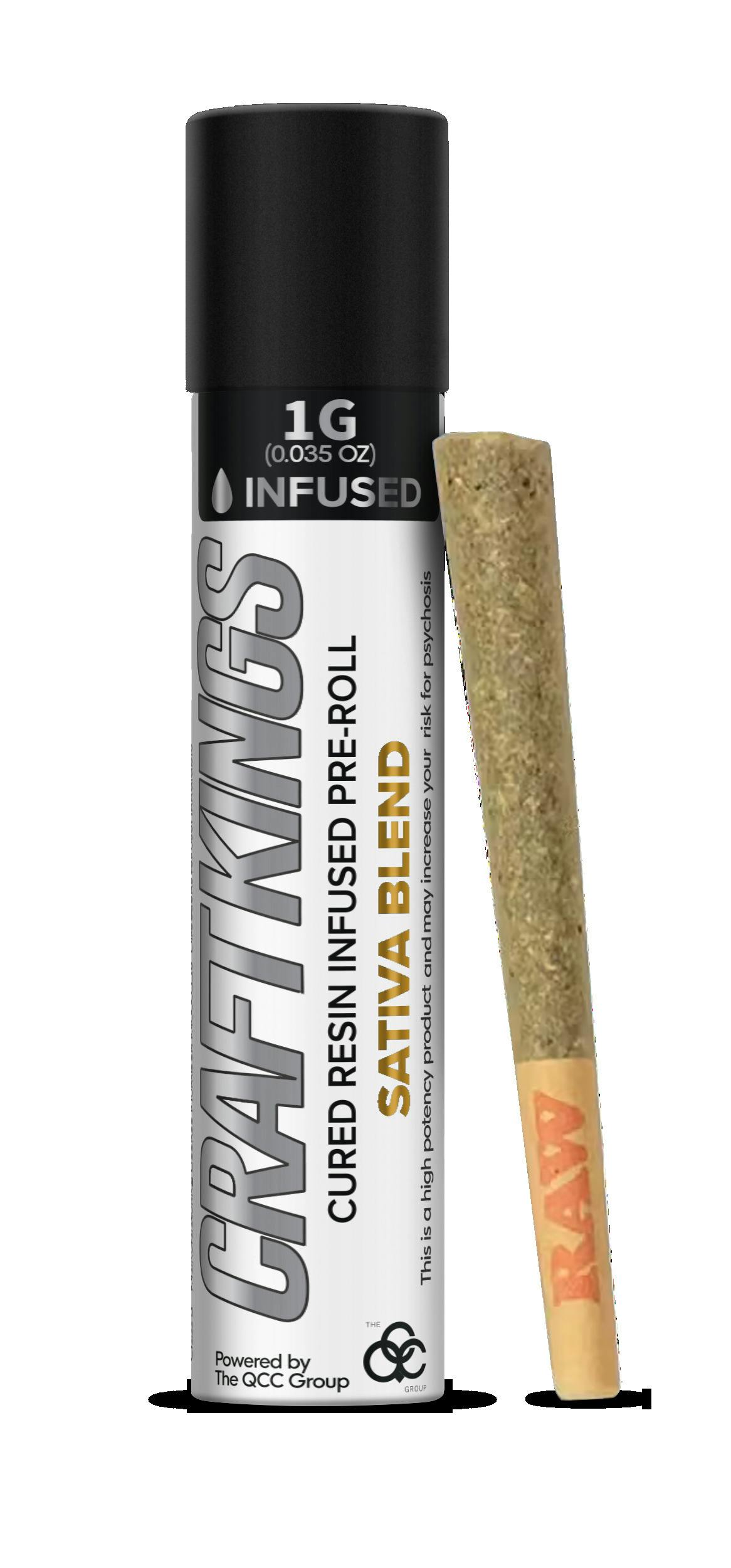 Craft Kings: Infused Pre-Roll Sativa 1.0g/1pk