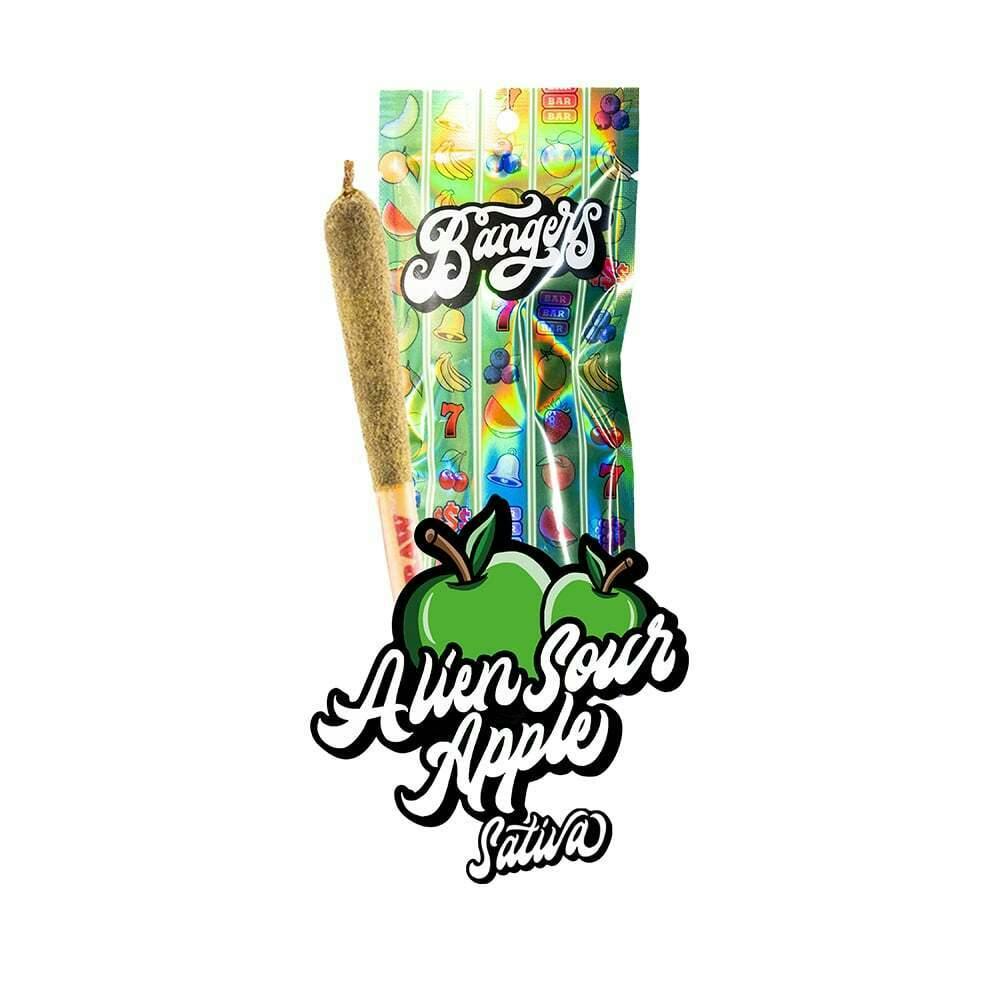 Alien Sour Apple [1.2g] | Bangers - Infused Pre Roll