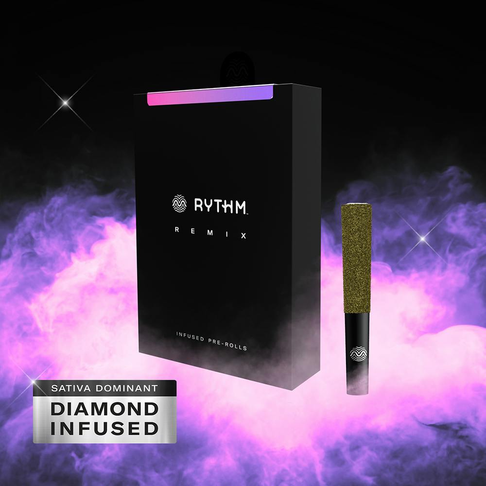 Durban Poison [2.5g] Diamond Infused | RYTHM - 5 Pack Remix Infused Pre-Roll