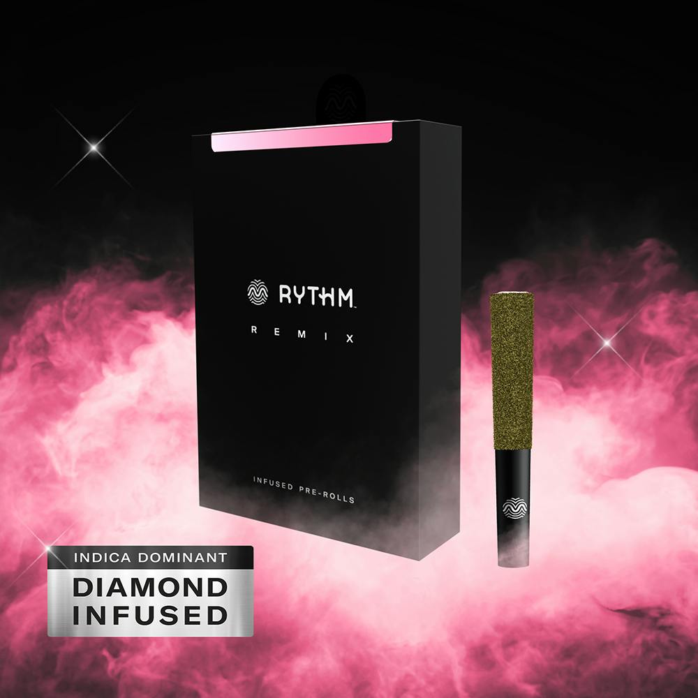 Strawberry Shortcake [2.5g] Diamond Infused | RYTHM - 5 Pack Remix Infused Pre-Roll
