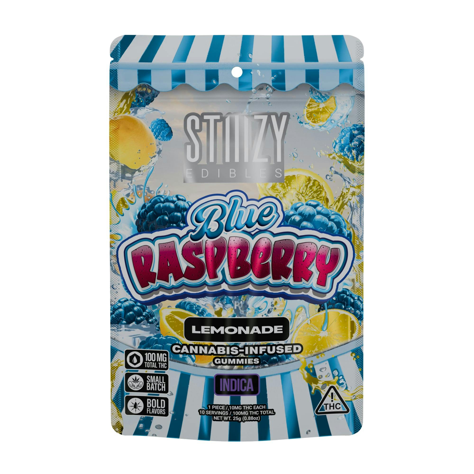 Blue Raspberry Lemonade [10pk] (100mg) | STIIIZY - Gummies