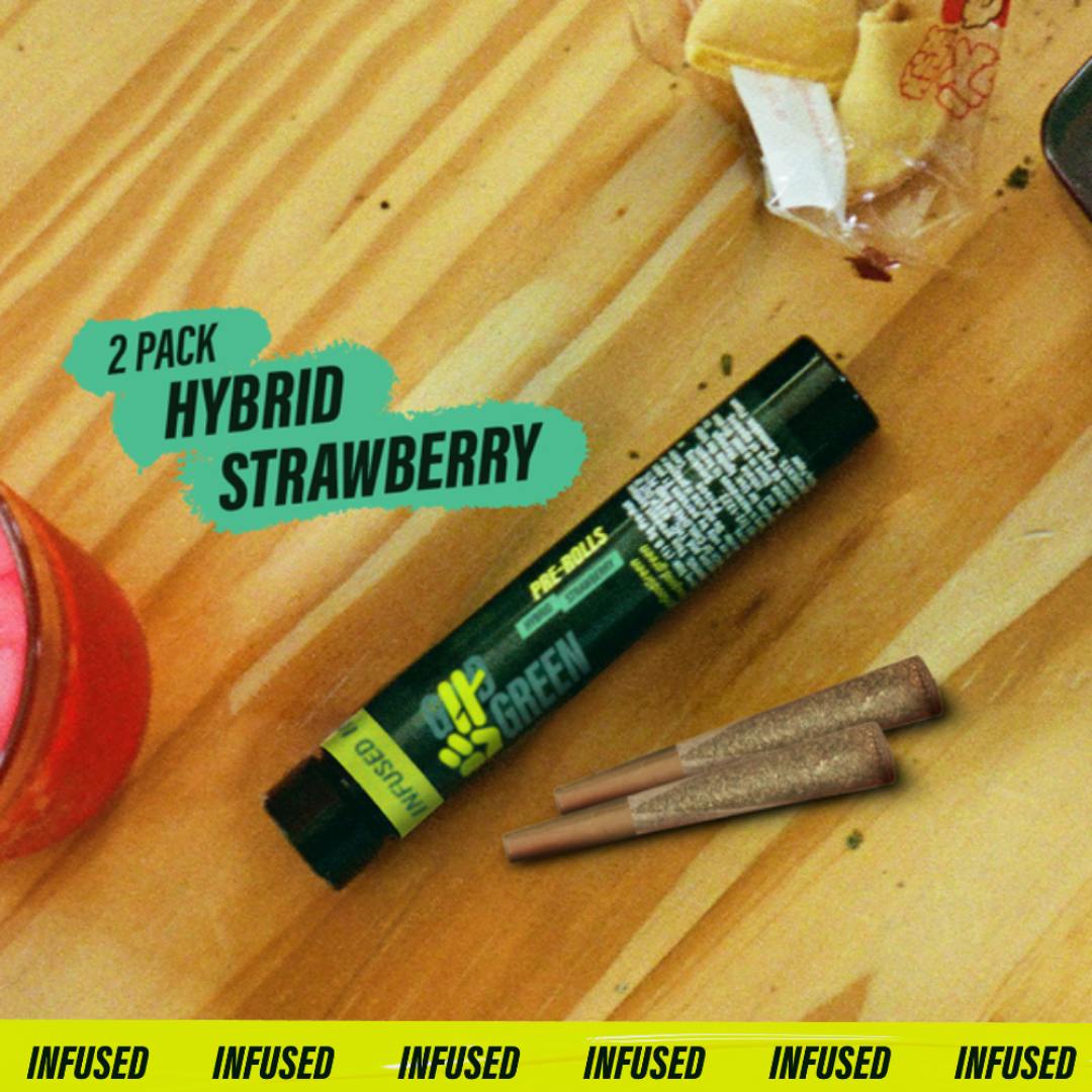 Strawberry [0.5g] | Good Green - 2 Pack Infused Pre Roll