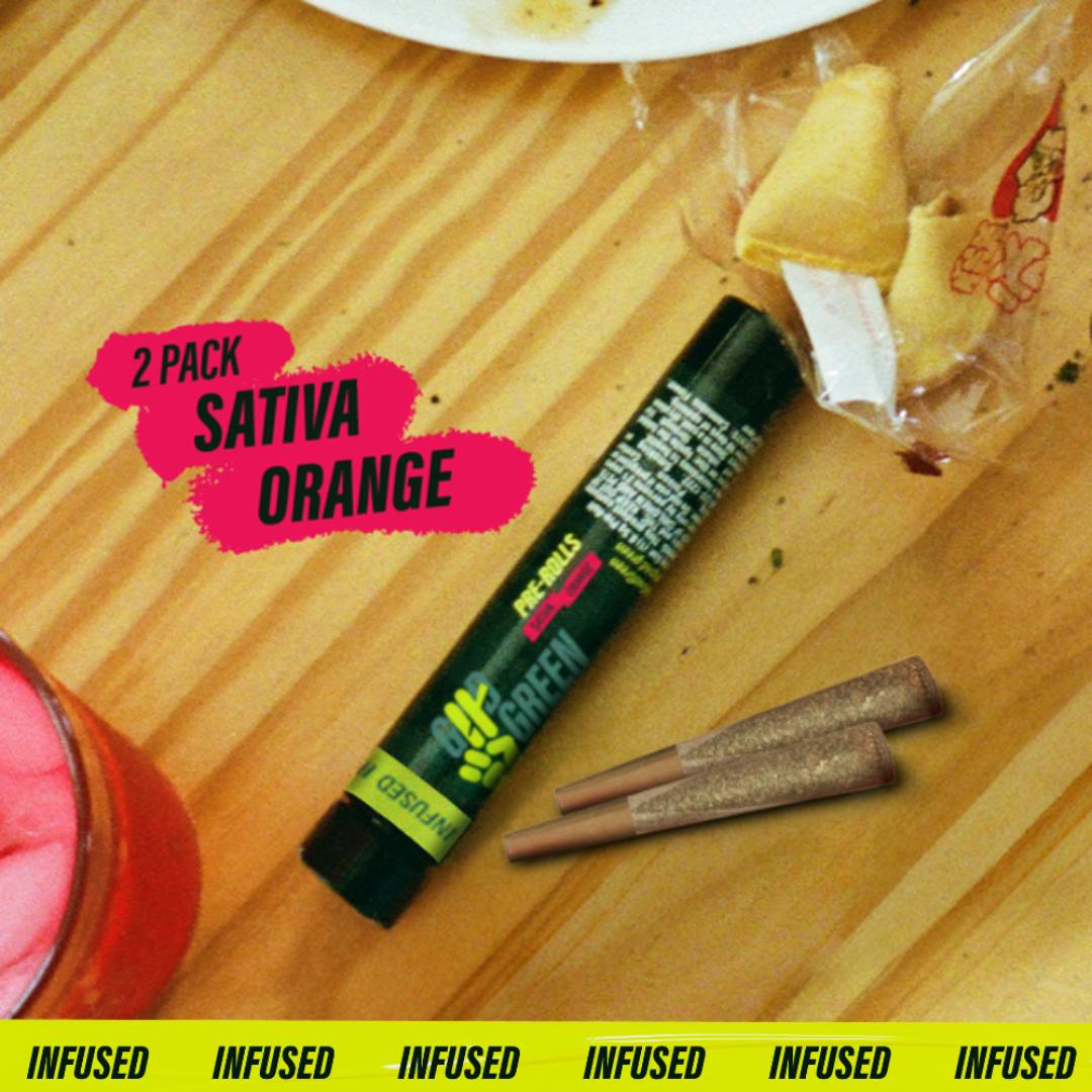 Orange [0.5g] | Good Green - 2 Pack Infused Pre Roll