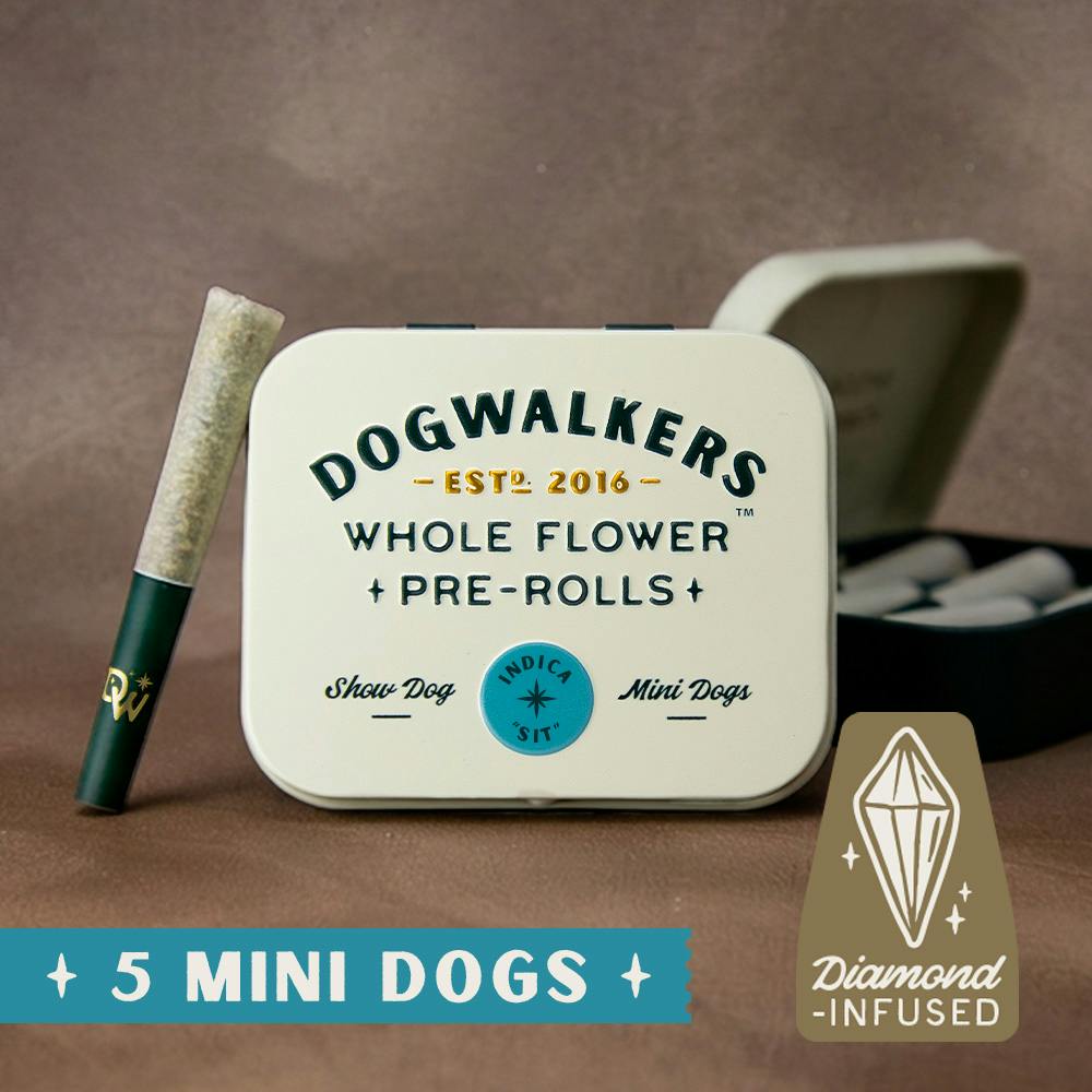 Head Cracker [.45g] | Dogwalkers - 5 Pack Mini Show Dogs Infused Pre-Rolls