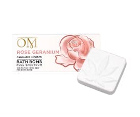 ROSE GERANIUM | 100MG BATH BOMB | OM LIVING