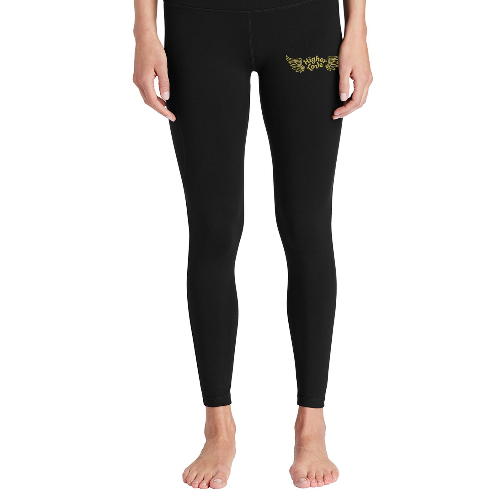 High Rise Leggings - Black (XL)
