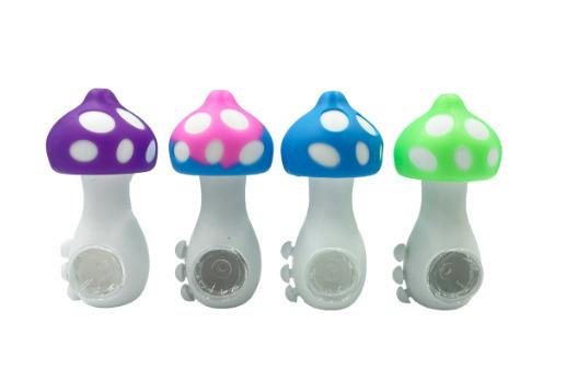 4.5" sirEEL Silicone Mushroom Pipe | Assorted Colors