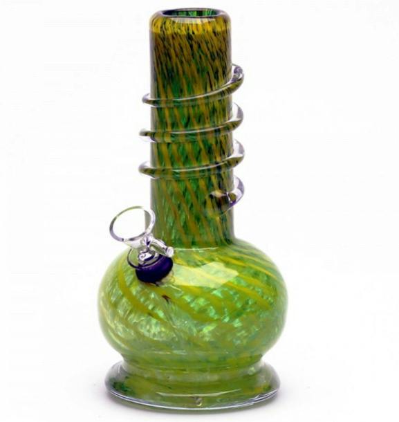 8" Soft Glass Water Pipe