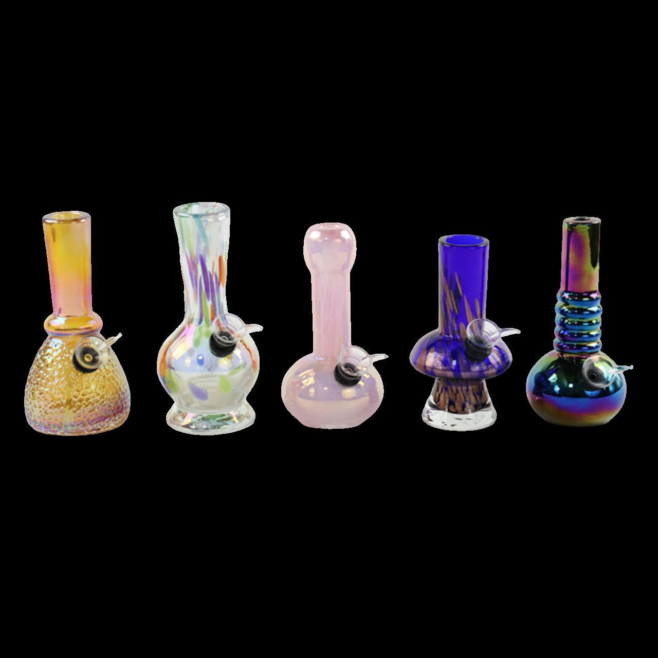 6" Soft Glass Water Pipe at Higher Love Cannabis Dispensary Crystal Falls