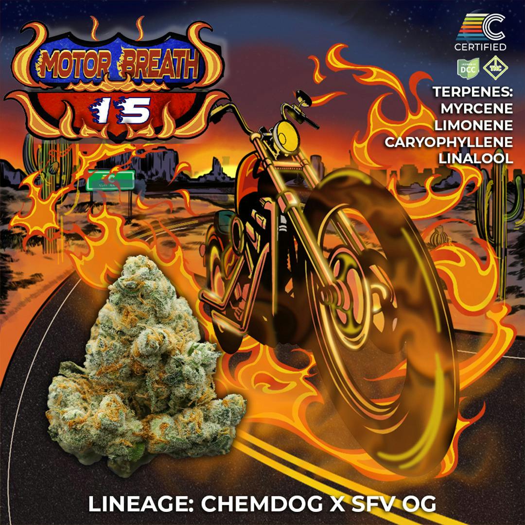 Motorbreath #15 - 1g 2pk Flower Pre-Rolls