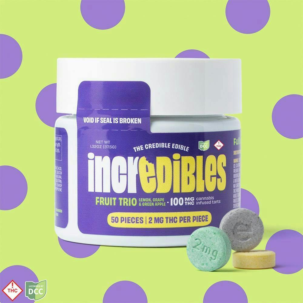 Fruit Trio Tarts - 110mg 50pk Candy