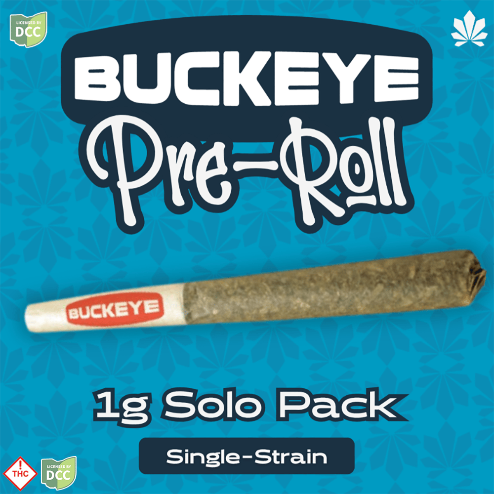 GMO x Blueberry - 1g Flower Pre-Rolls