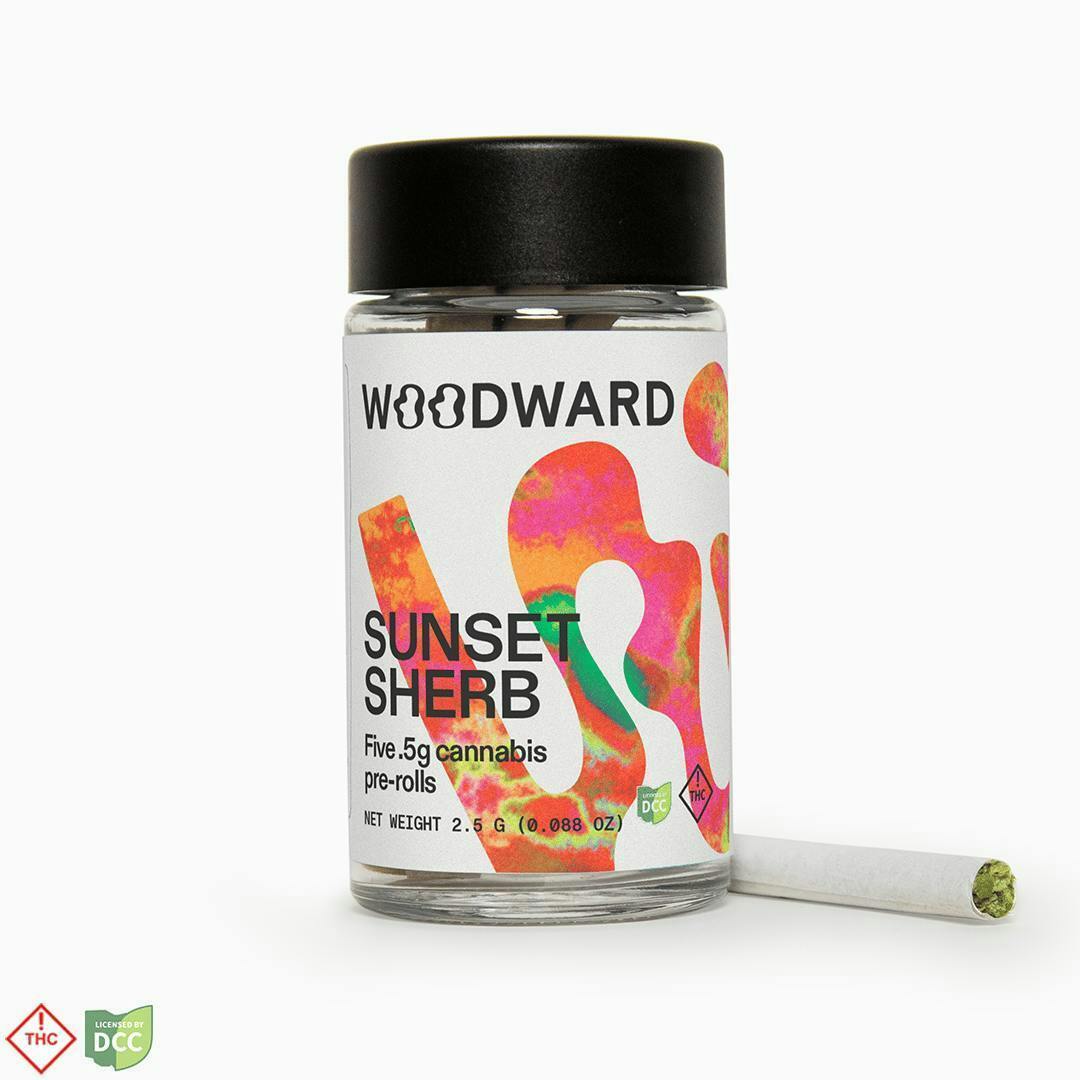 Sunset Sherbert - 2.5g 5pk Flower Pre-Rolls
